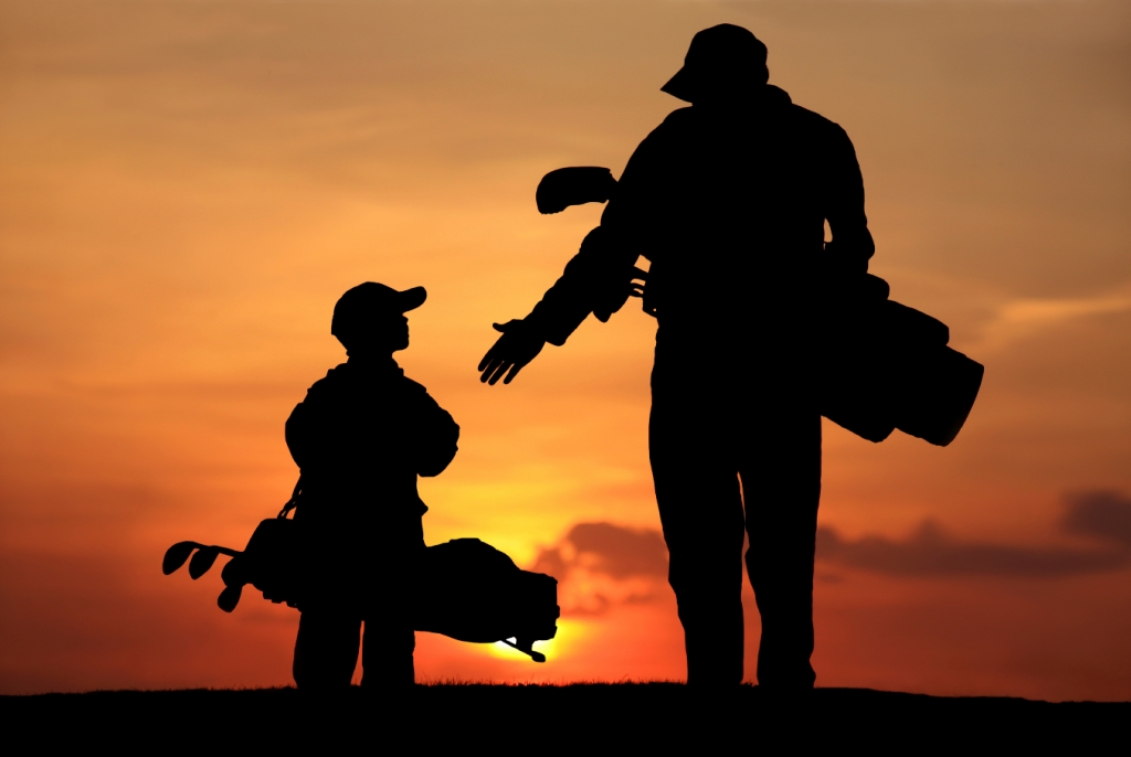 Golf père et fils